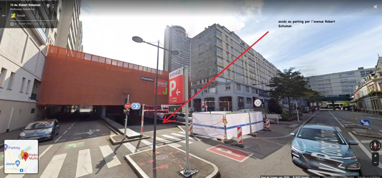Appartement Tour De L'Europe, En Plein Centre Avec Parking. à Mulhouse Extérieur photo